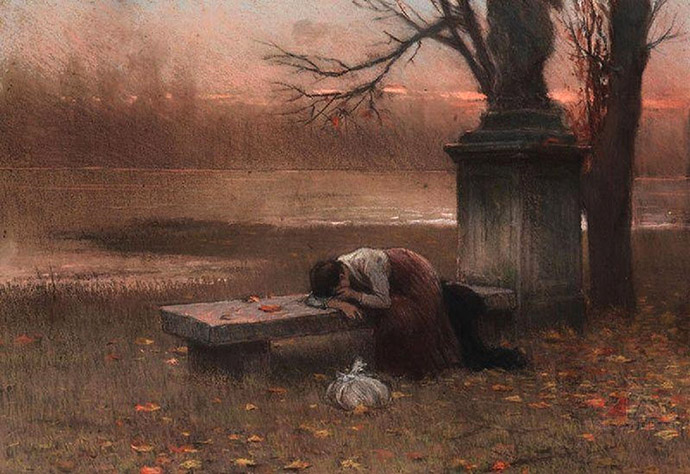 herfst-jakub-schikaneder-eenzaamheid