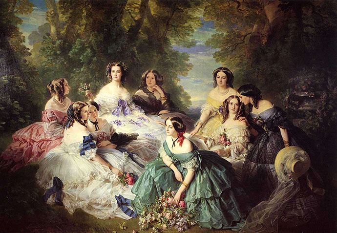 keizerin-eugenie-hofdames-winterhalter