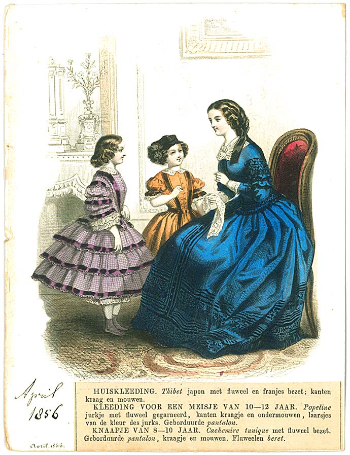 modeplaat-aglaja-april-1856