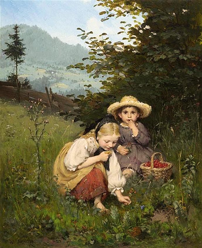 wilhelm-schuttze-kinderen-natuur-bessen-plukken