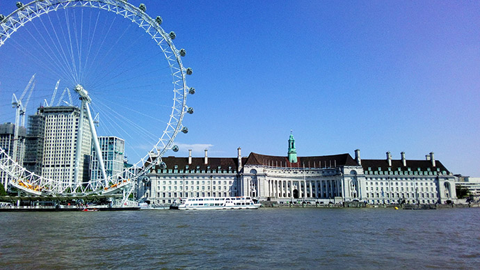 London Eye en oude County Hall