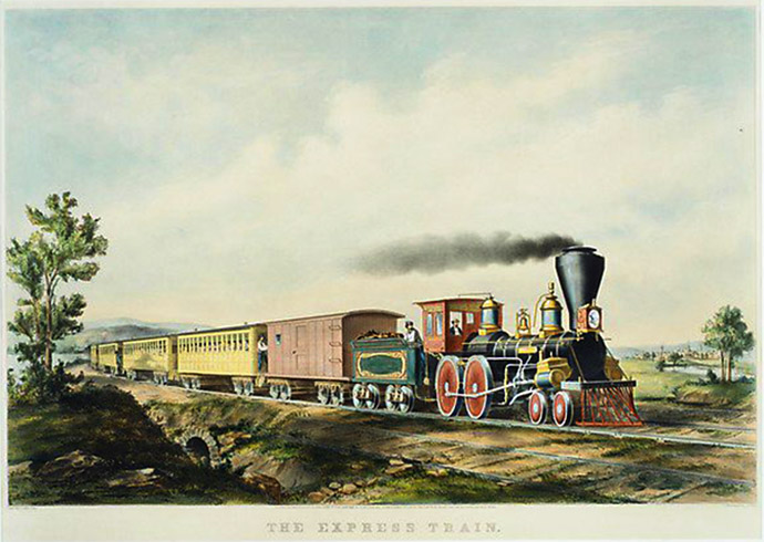 express stoomtrein 1859