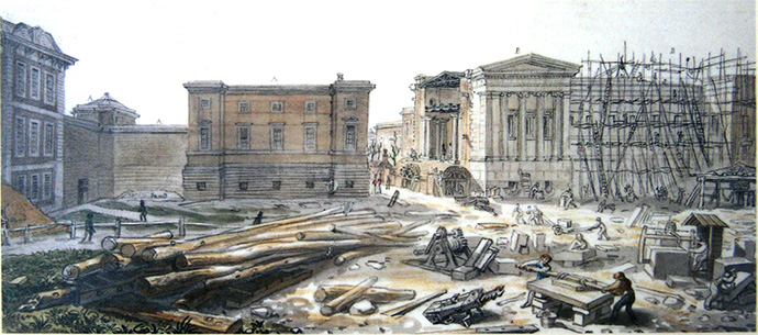 De uitbreiding van het British Museum in de jaren 1850