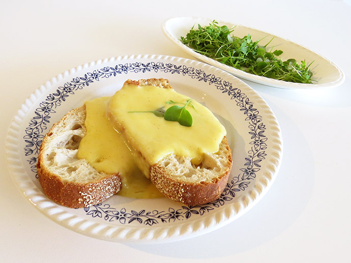 catherine dickens toasted cheese met verse kruiden