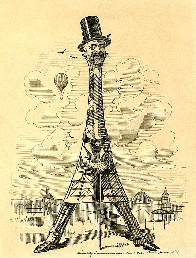 linley sambourne Gustave Eiffel 1889
