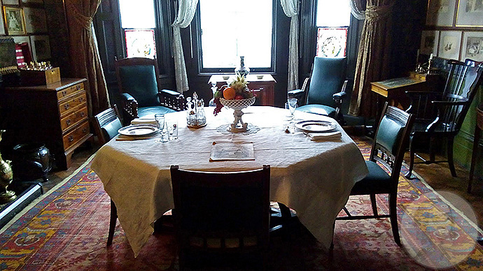 linley sambourne eetkamer dining room