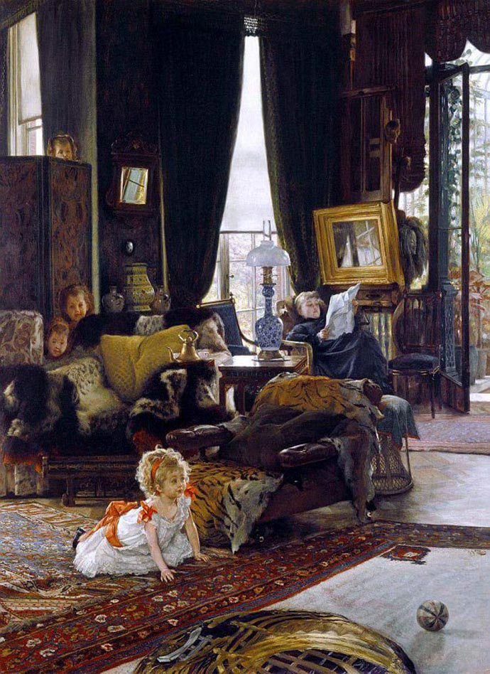 Hide and Seek door James Tissot (1877)