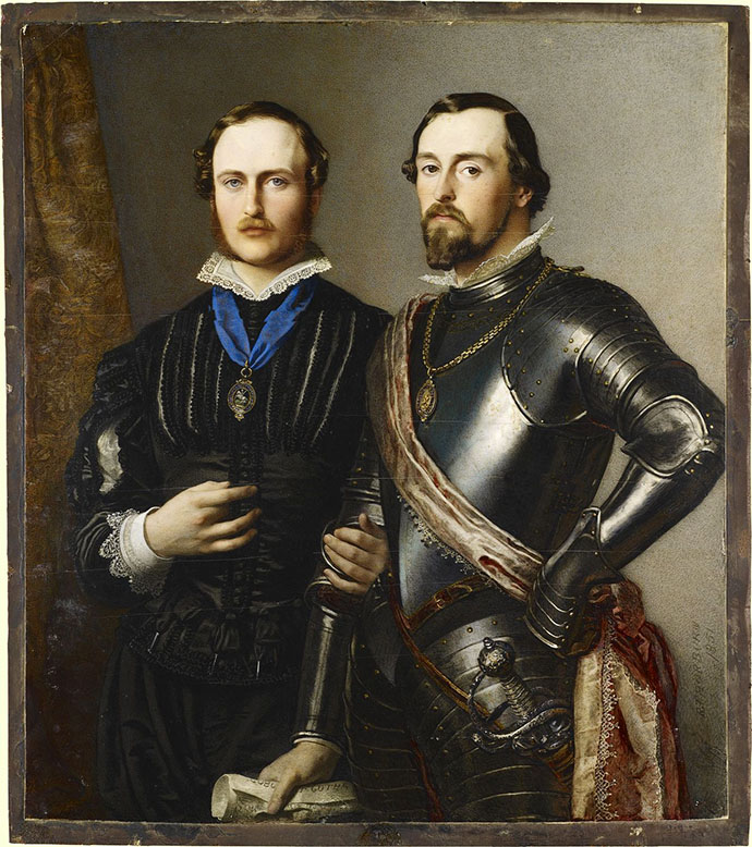 Ernst en Albert van Saksen-Coburg