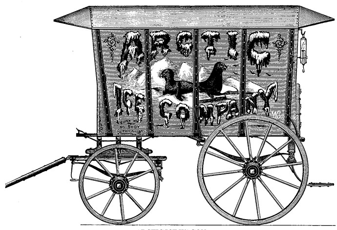 Arctic Ice Company ijswagen 1884