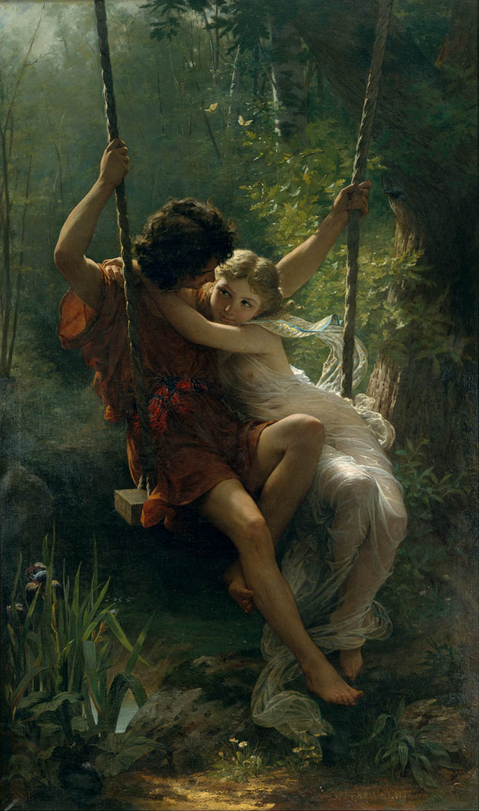 Springtime (1873) door Pierre-Auguste Cot.