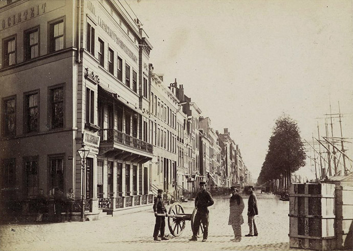 Boompjes Rotterdam voor 1900