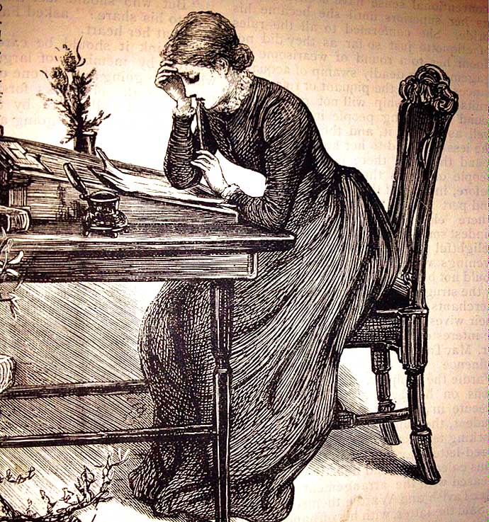 Writing Lady