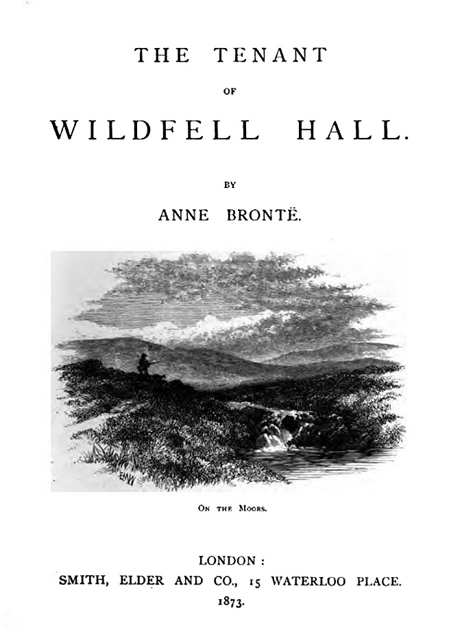 Voorpagina On The Moors 1873 Wildfell Hall