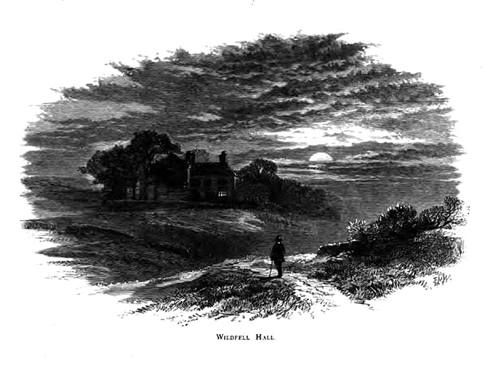 Wildfell Hall Engraving 1873