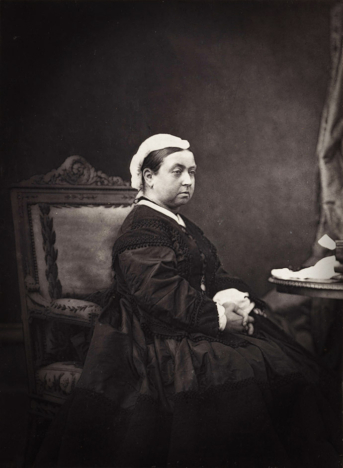 Koningin Victoria rond 1870