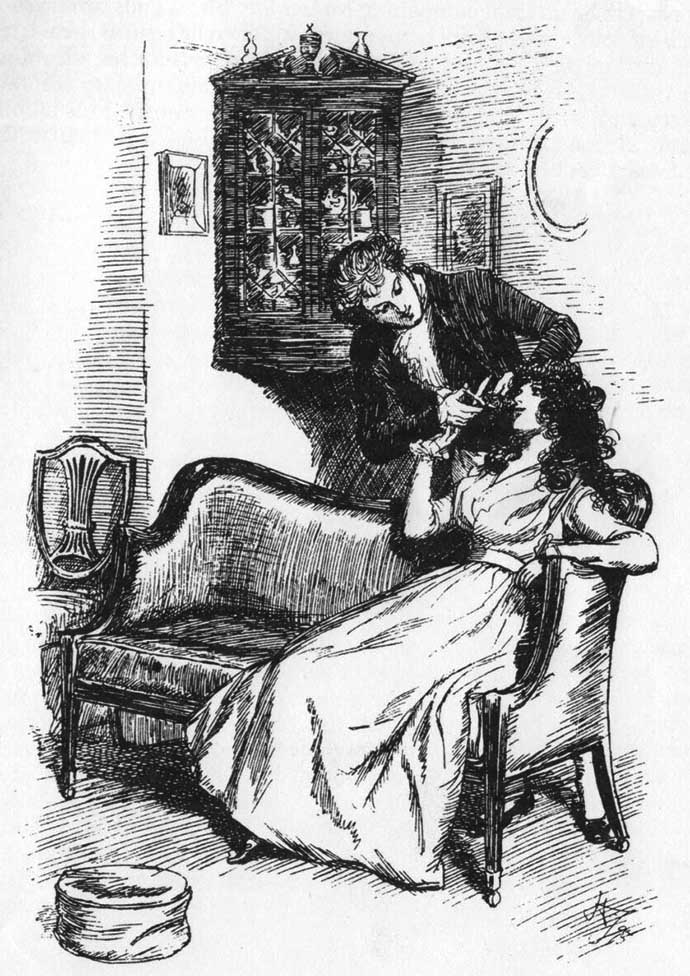 Sense and Sensibility Chapter 12 door Hugh Thomson 1896