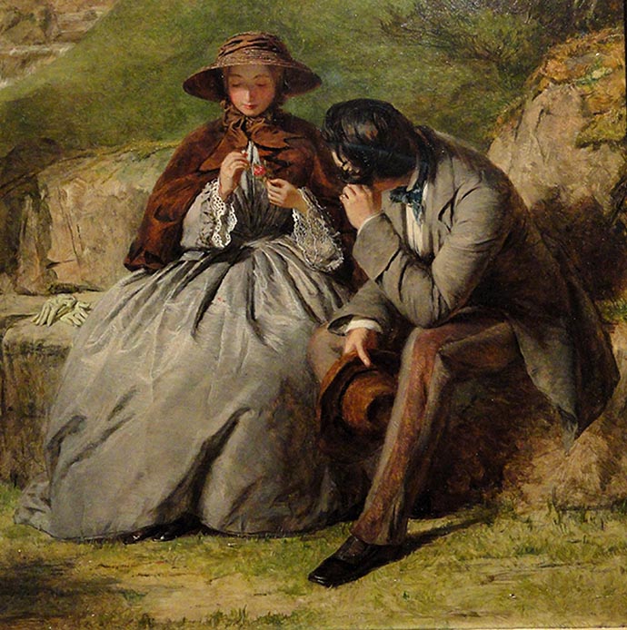 The Lovers William Powell Frith 1855