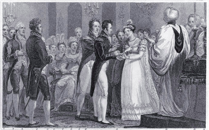 charlotte-leopold-trouwen-1816