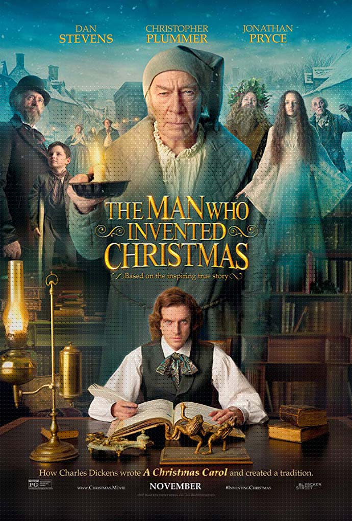 De filmposter bij de verschijning van The Man Who Invented Christmas (2017). © Parallel Films/Rhombus Media/Garlands Films DAC 2017. Bron: imdb.com