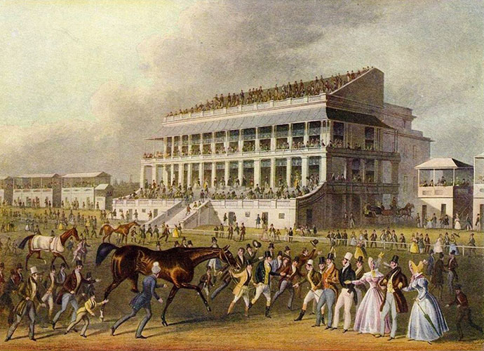 Grandstand van Epsom 1836