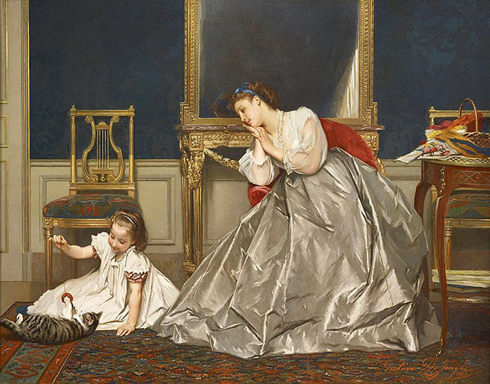 Game Time (Divertissement) door Gustave de Jonghe