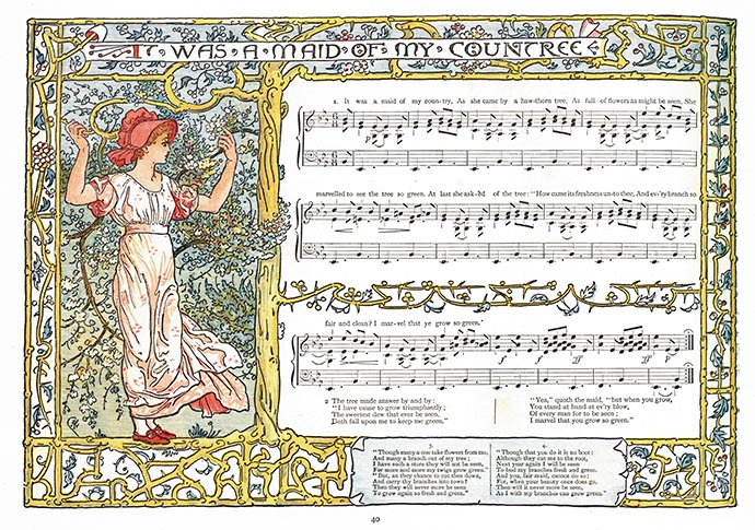 The Hawthorn Tree Walter Crane