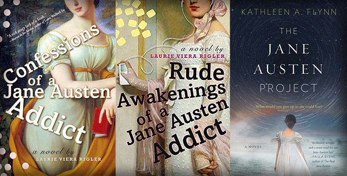 Drie moderne romans rond Jane Austen.