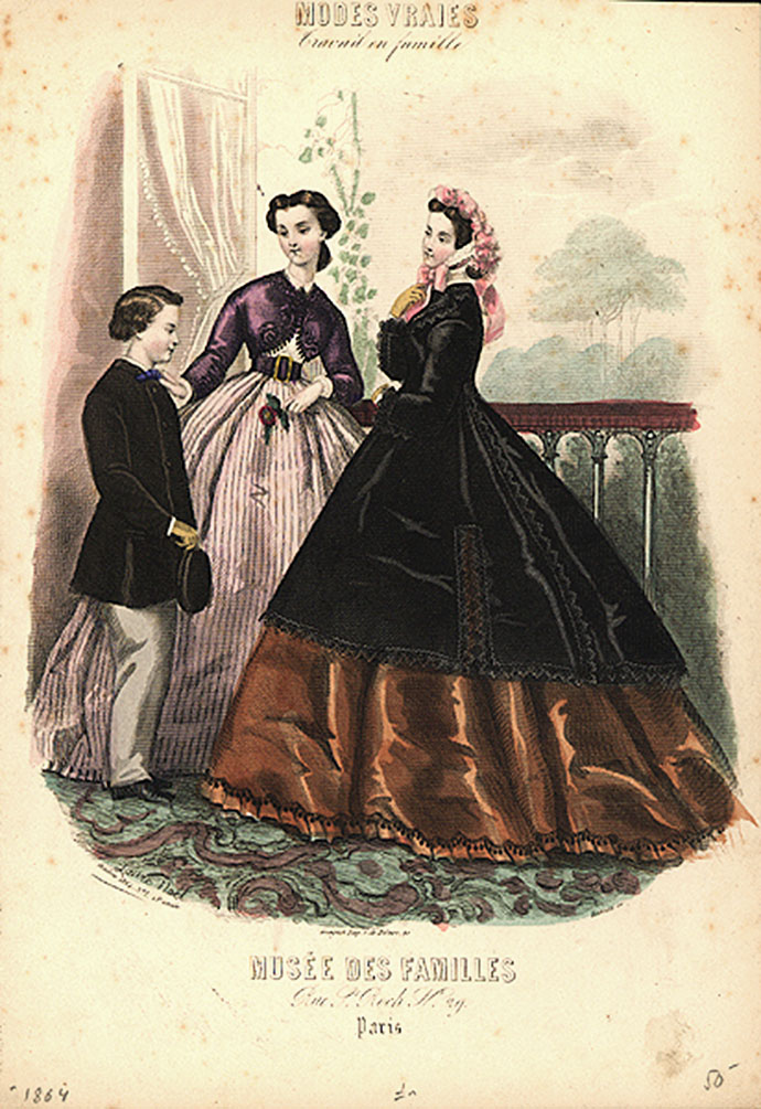 Victoriaanse mode 1864