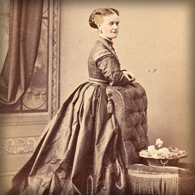 Victoriaanse foto vrouw 1866