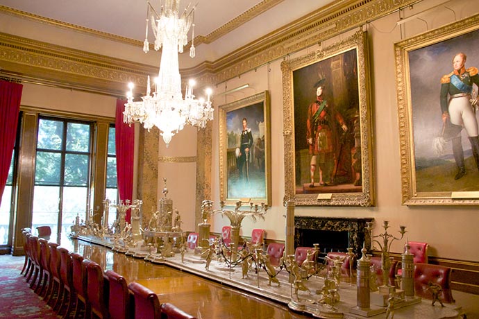 De State Dining Room in Apsley House. © English Heritage Photo Library.