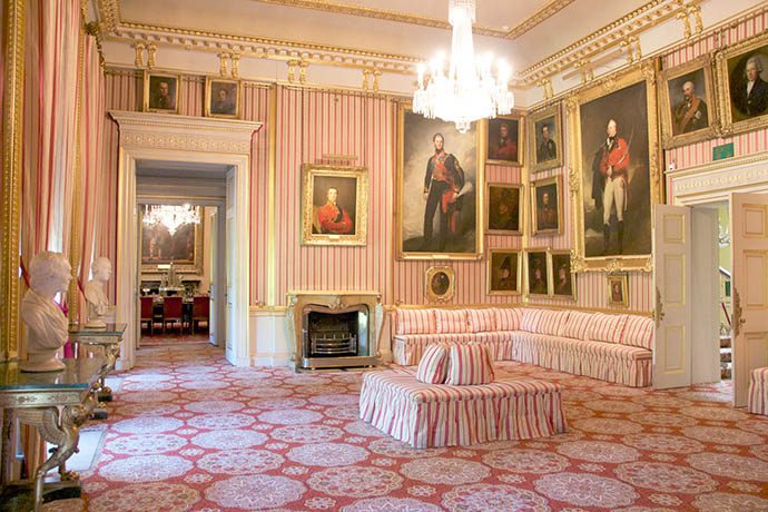 De Striped Drawing Room in Apsley House. © English Heritage Photo Library.