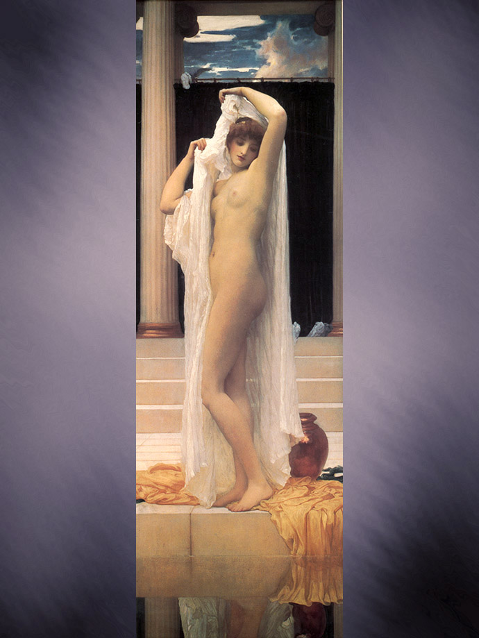 The Bath of Psyche door Frederic Leighton 1890