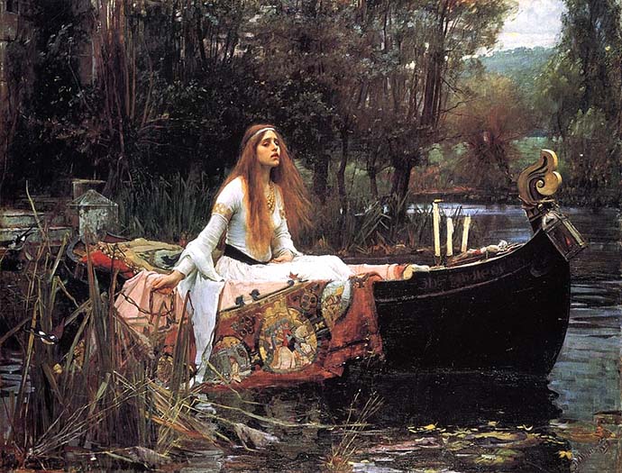 The Lady of Shalott door John William Waterhouse 1888