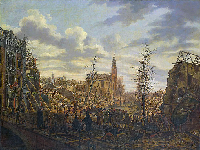 kruitramp Leiden 1807